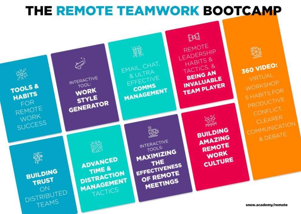 Remote Work Online Training — Snow Academy
