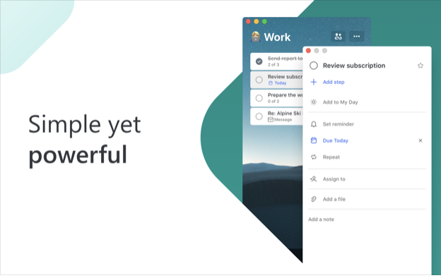 #3: Ms To Do (formerly Wunderlist)